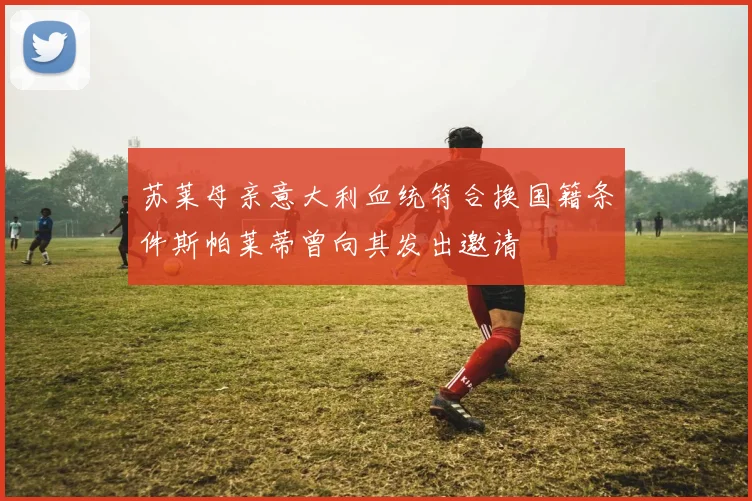 苏莱母亲意大利血统符合换国籍条件斯帕莱蒂曾向其发出邀请